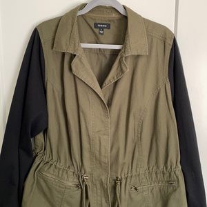 Torrid Anorak Jersey Sleeve Jacket